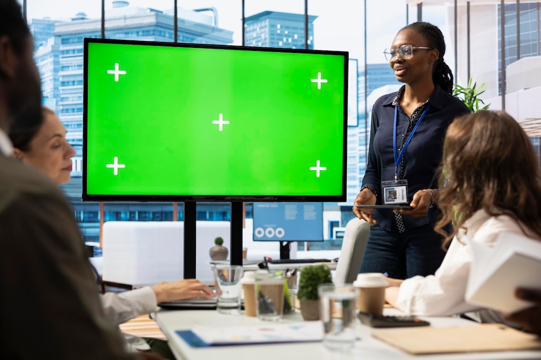 Business team reviewing their new professional website built by Bacode Technologies.